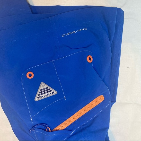 Columbia PFG Blue Cargo Swim Shorts for outdoor activities Size 38 - Picture 5 of 6